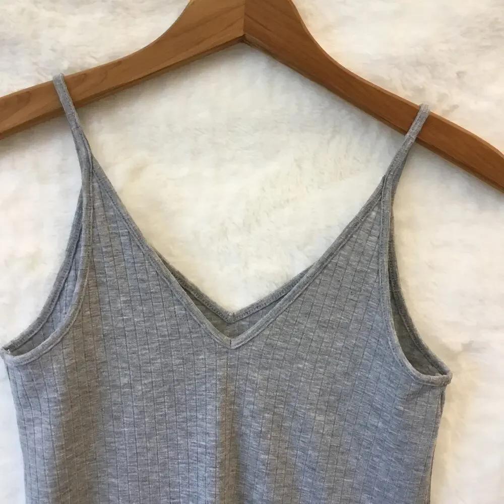 LOFT Gray Double V Cami - Picture 9 of 9